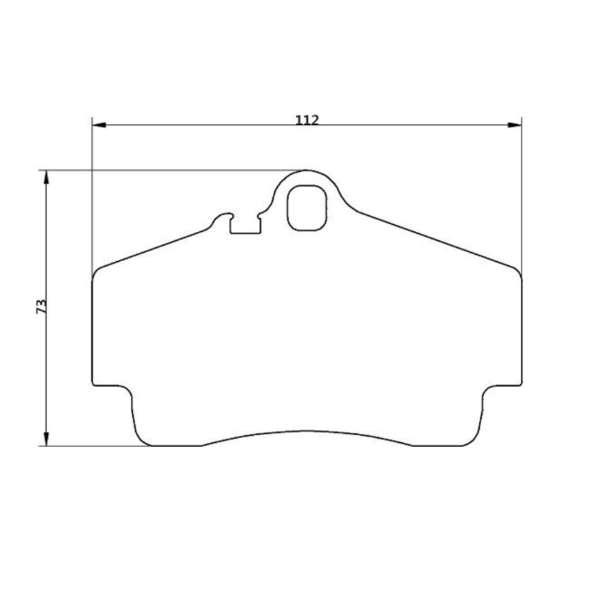 Тормозные колодки Winmax W5 756 EIP073 Porsche 911 996 997.1 Carrera 2&4 987 Boxster 3.2 3.4, Cayman задние фото 3