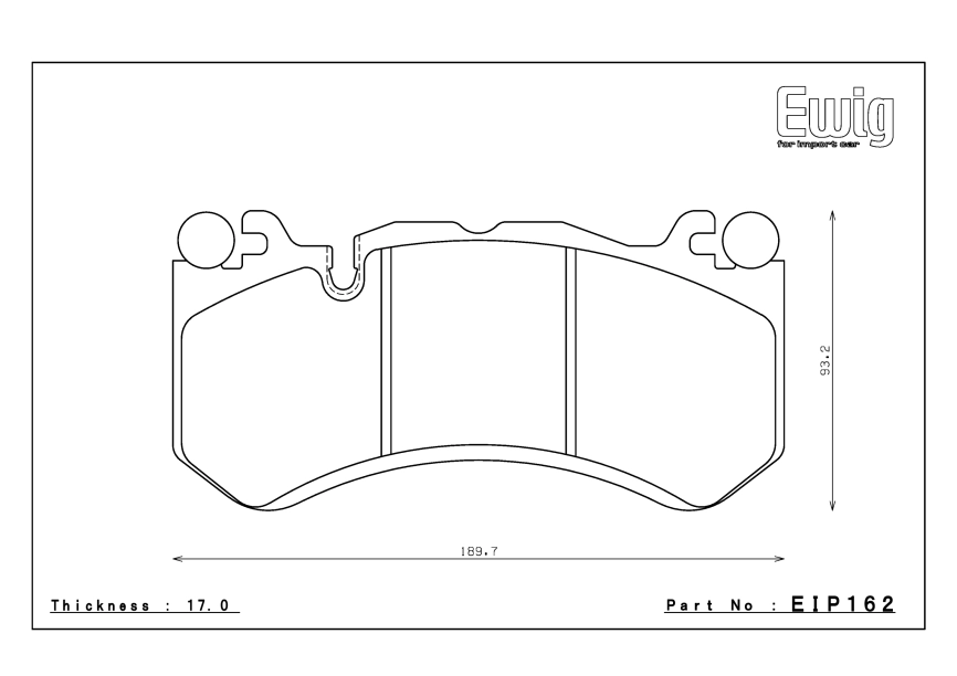 Тормозные колодки Winmax W4 1311 EIP162 AUDI RS6, Mercedes C63 AMG W204, AMG GT W190, Brembo® 6pot, передние фото 5