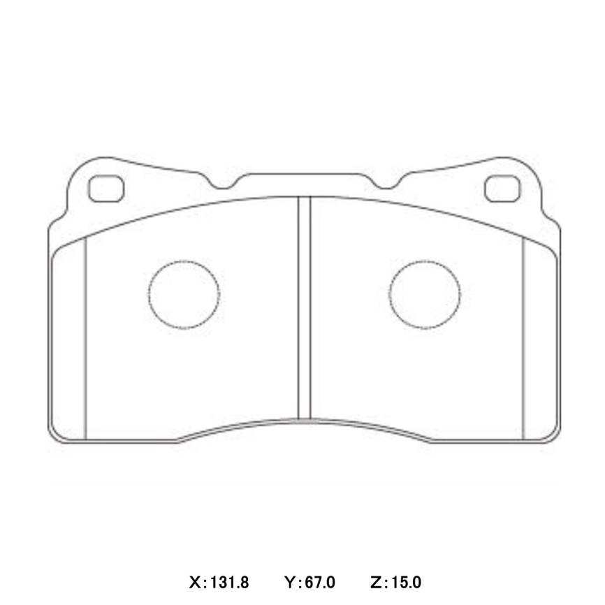 Тормозные колодки Winmax W3 370 EP357 Subaru Impreza WRX GDB GRB Brembo® 4pot передние фото 3